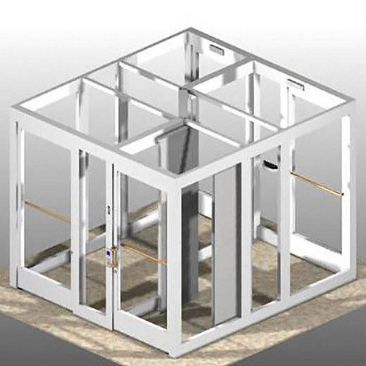 Diebold 234 series bullet resistive windows